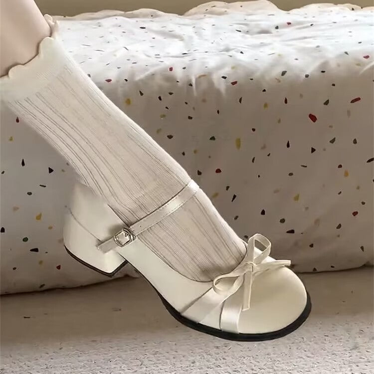 Damen Ballerinas Schleifen Detail Komfort Sohle