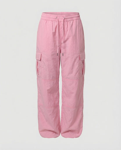 Damen Cargohose Hochgeschnitten Elastisch Bequem