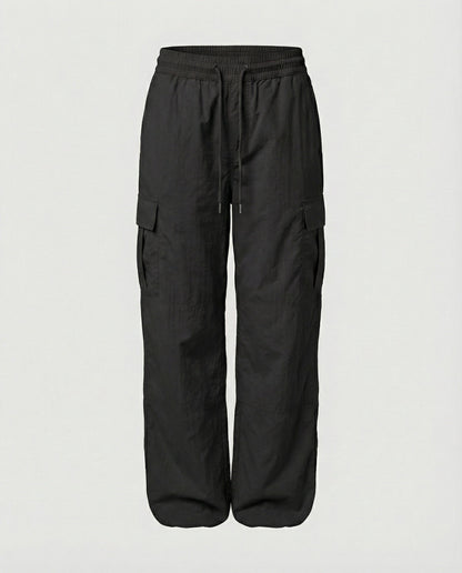 Damen Cargohose Hochgeschnitten Elastisch Bequem
