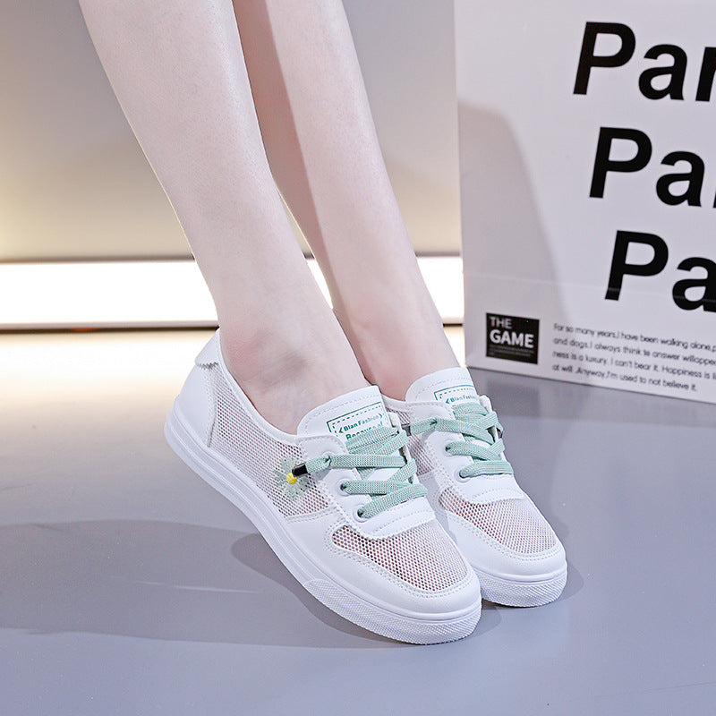 Damen Sneaker Luftig Mesh Sportlich Elastisch