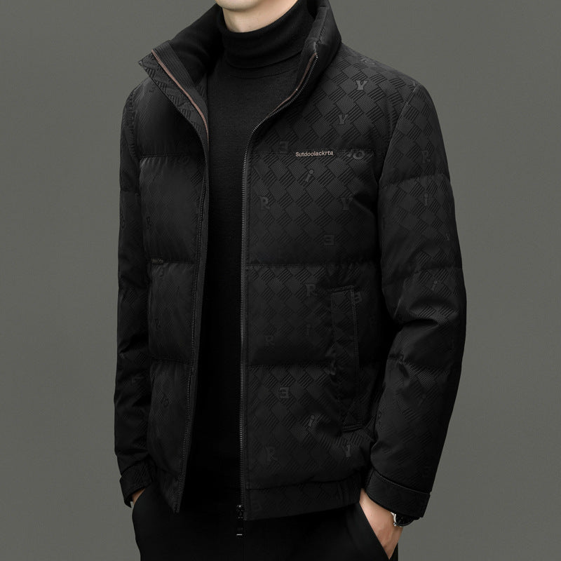 Herren Daunenjacke Warm Funktionell Modern