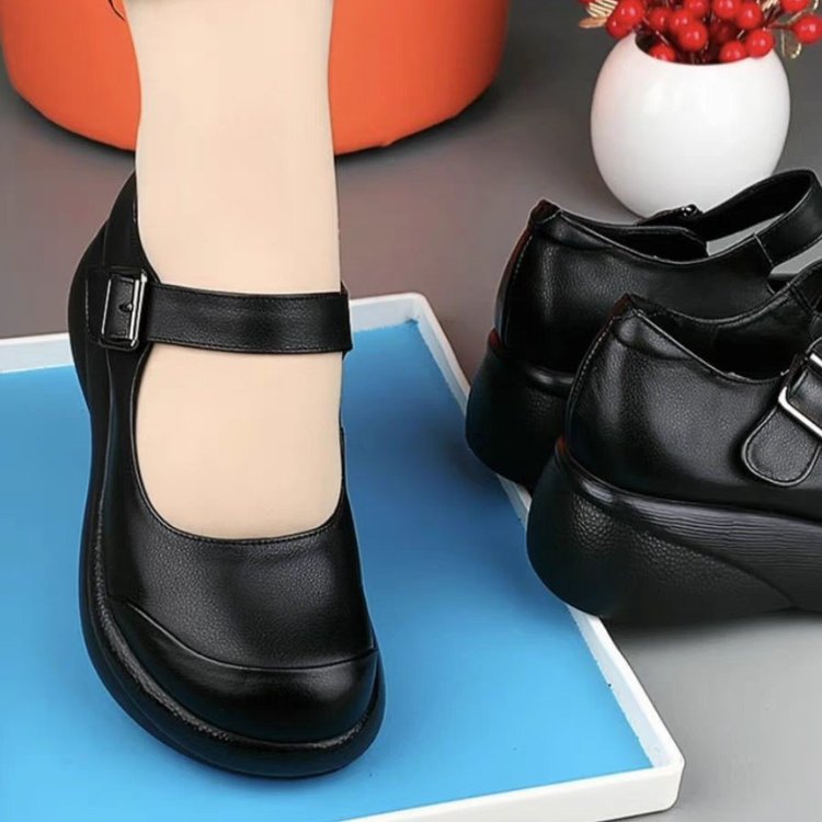 Damen Halbschuhe Bequem Verstellbar mit Polsterung