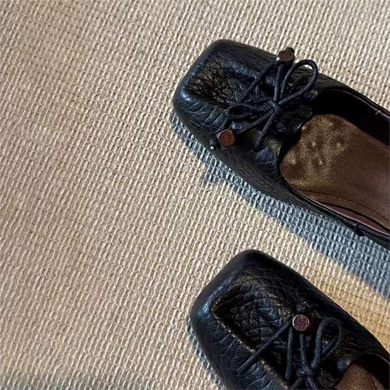 Damen Ballerinas Bequem Bogen Detail Flexibel