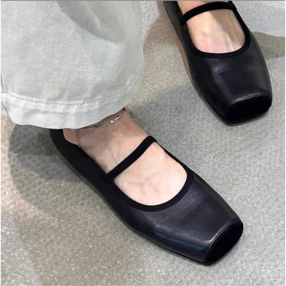 Damen Ballerinas Breiter Spann Elegantes Design
