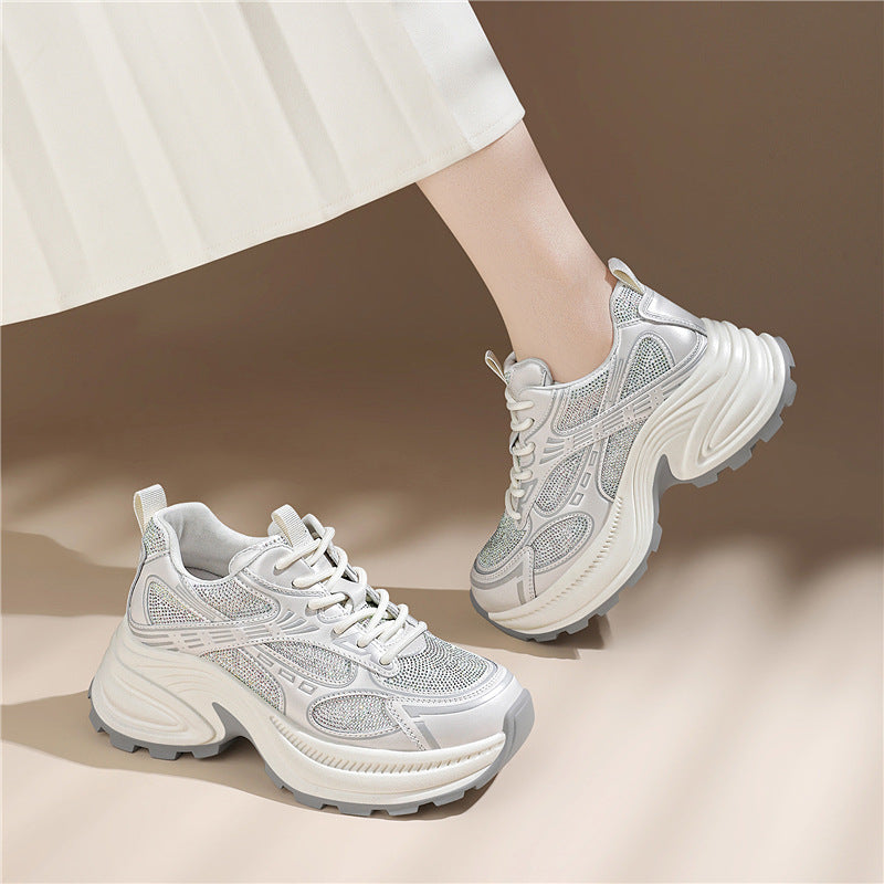 Damen Sneaker Sportlich Modern Trendy