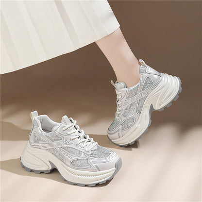 Damen Sneaker Sportlich Modern Trendy