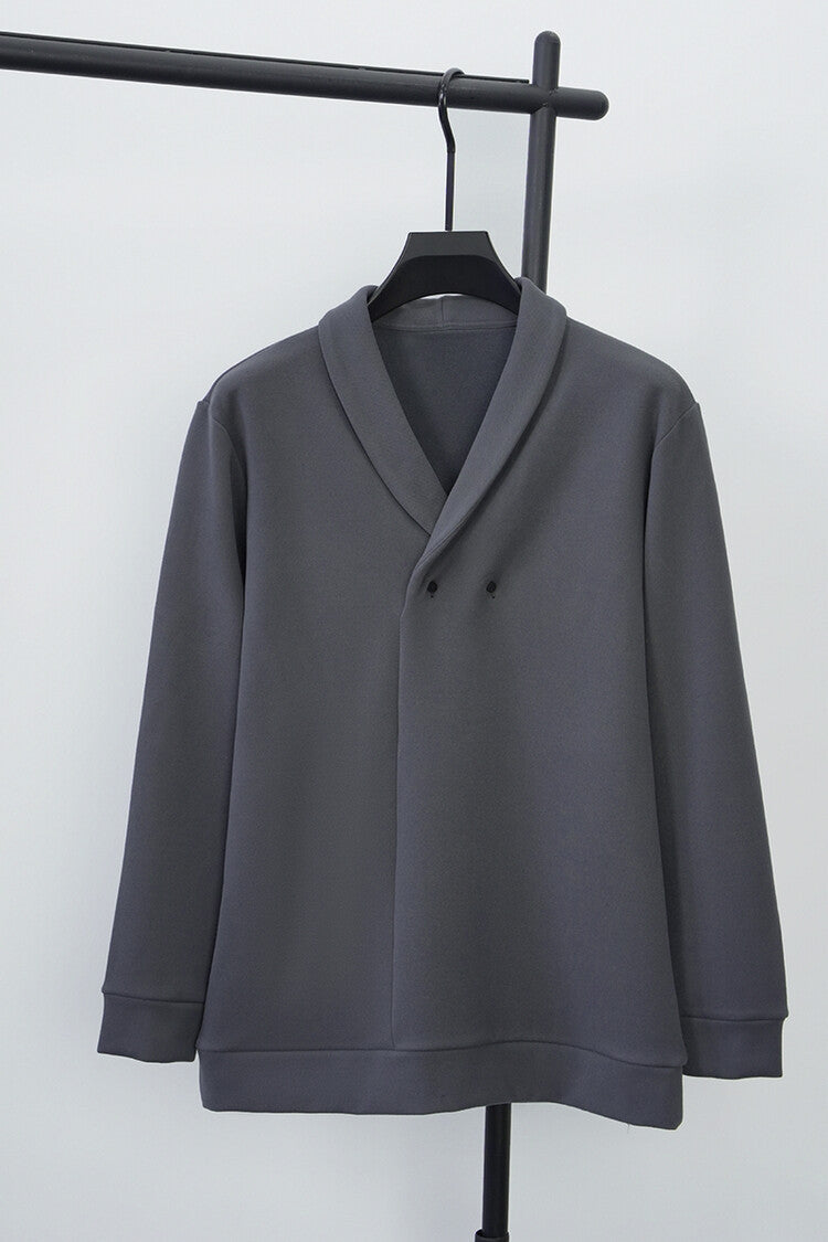 Herren Freizeitjacke Modern Schalkragen Praktisch Knöpfe