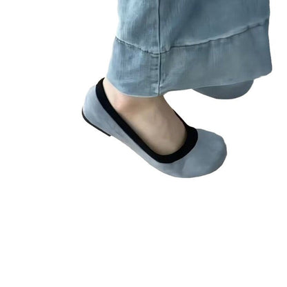 Damen Ballerinas Leopardenmuster Komfort Innenfutter