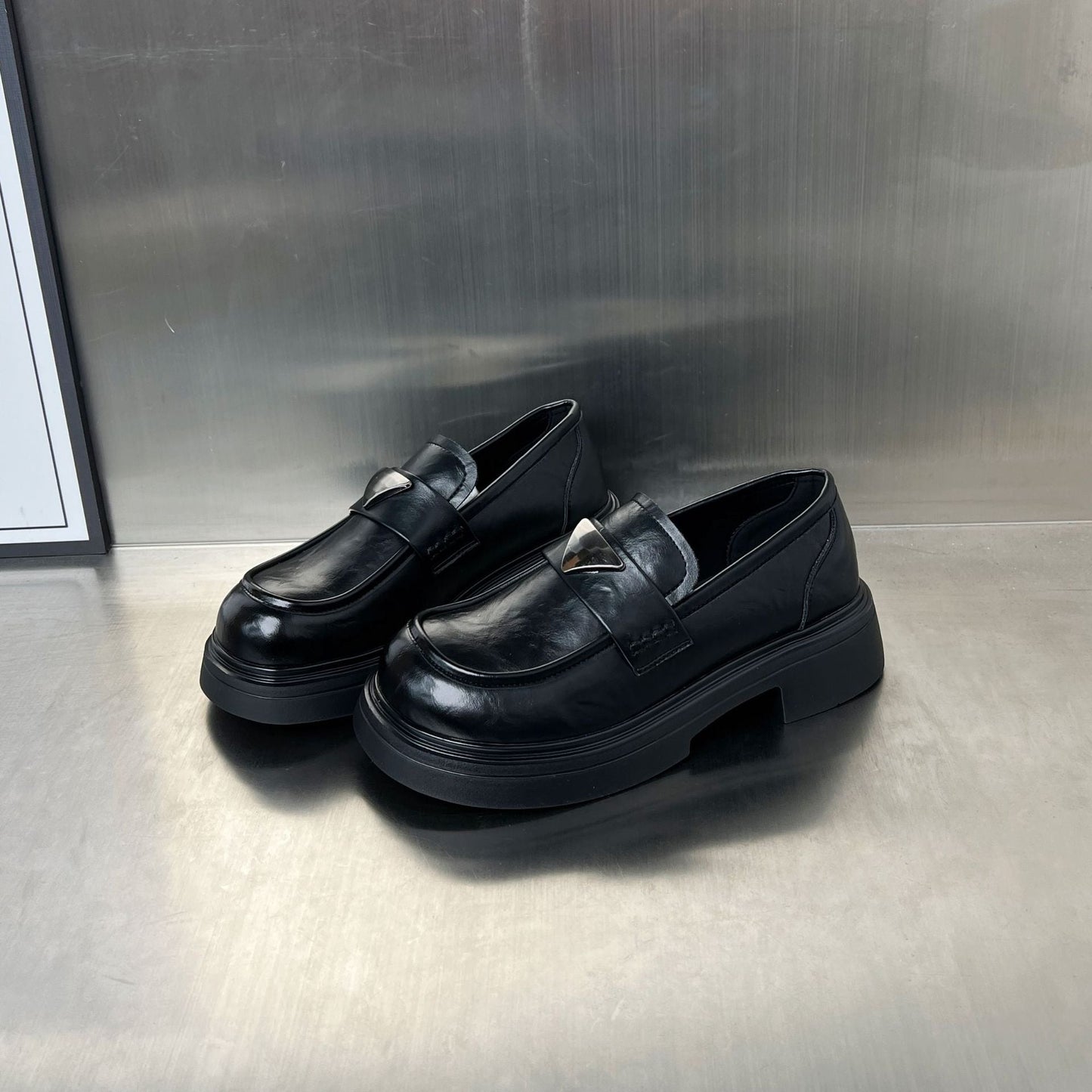 Damen Loafer Schuhe Komfortabel Elegante Schnalle - BerlinGlamour