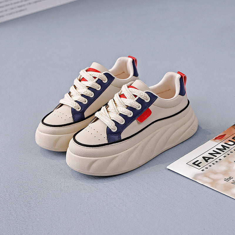 Damen Sneaker Hochplateau Modern Sportlich