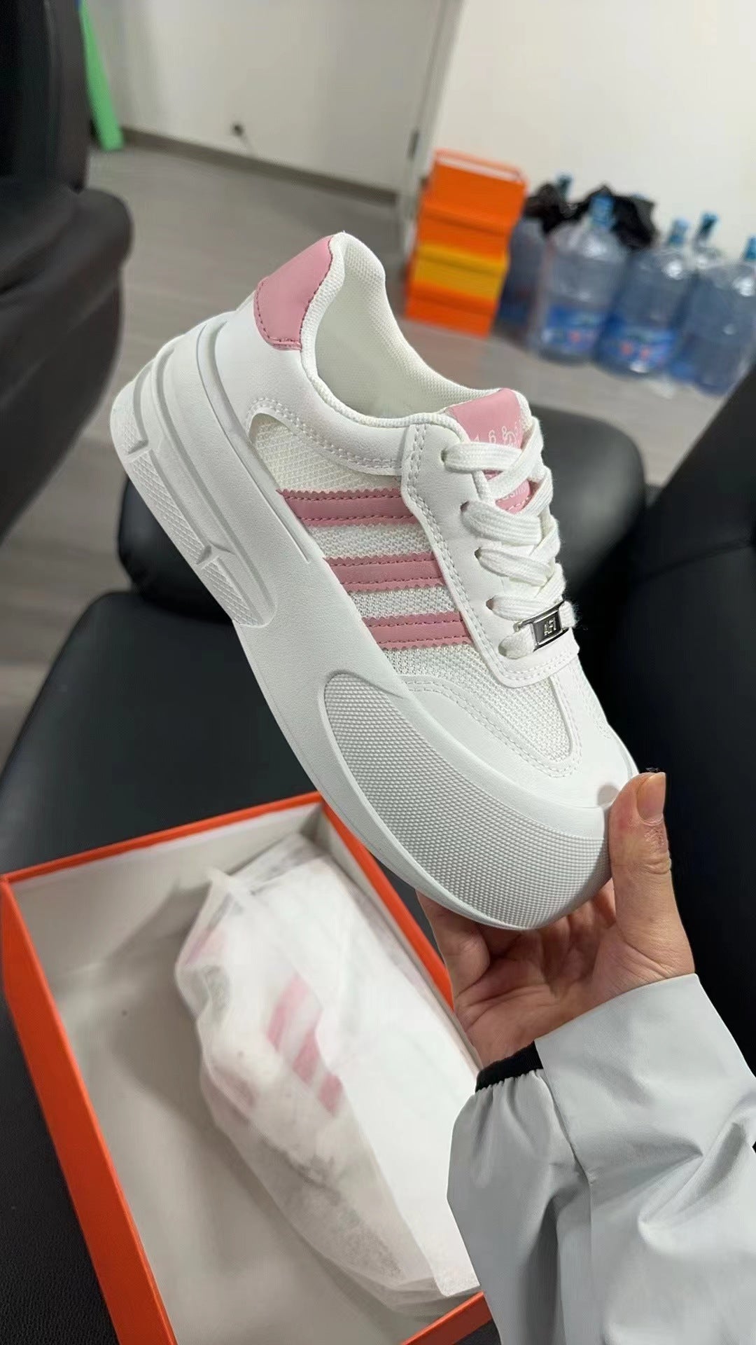 Damen Sneaker Komfort Atmungsaktiv Rutschfest