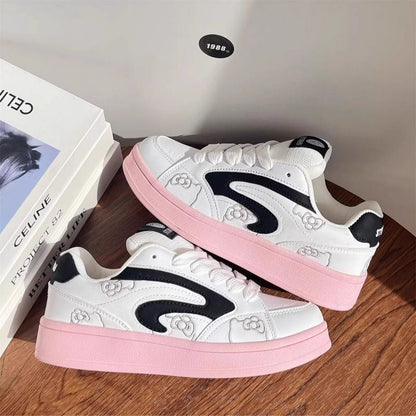 Damen Sneaker Trendy Atmungsaktiv Netzdesign