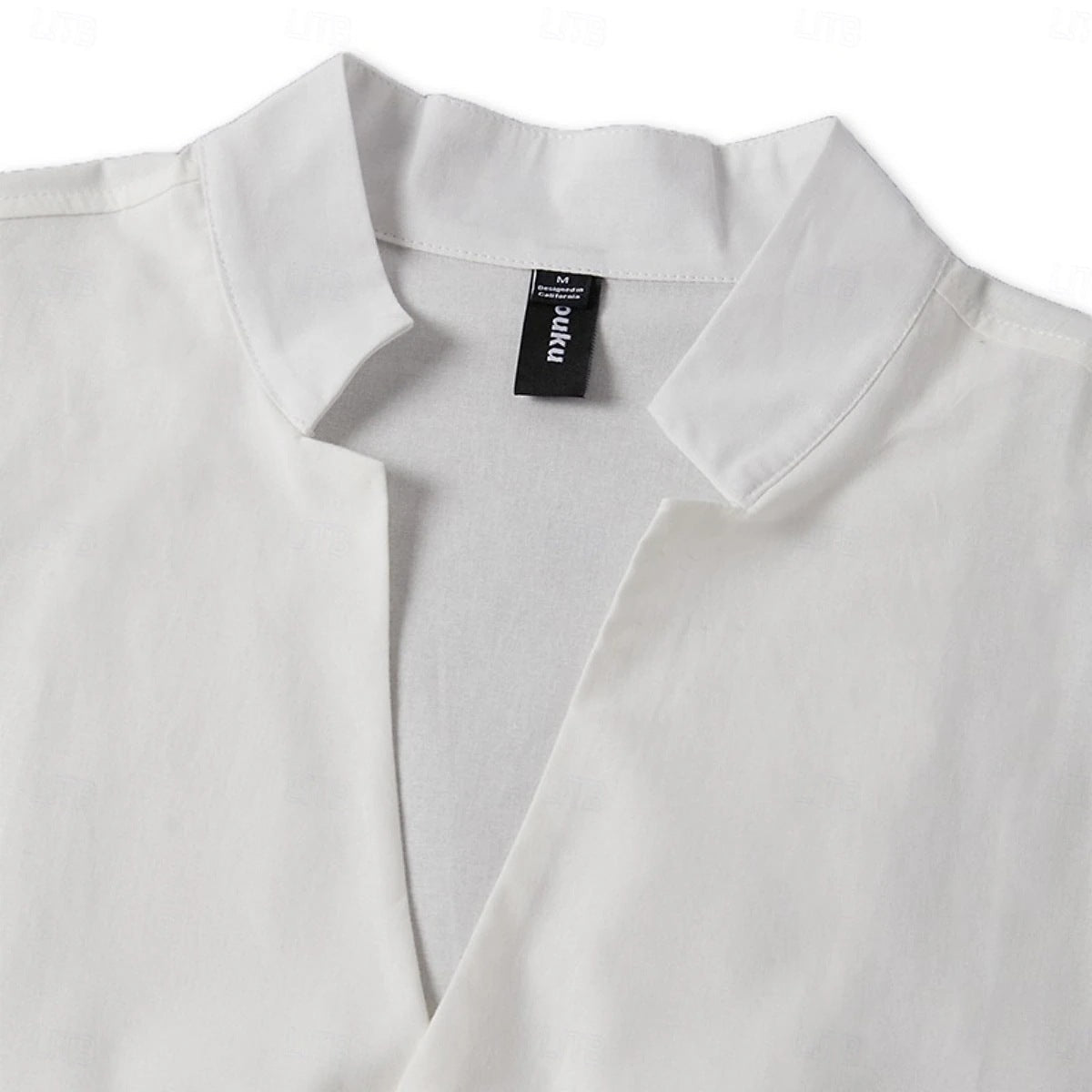 Herren Hemd Modern Doppelreihen Knöpfe Elegant