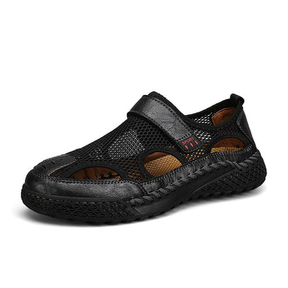 Herren Freizeitschuhe Atmungsaktiv mit verstellbarem Riemen bequem