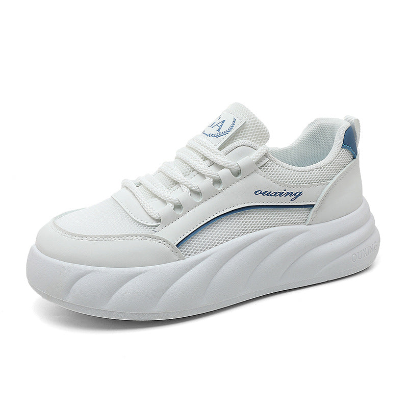 Damen Plateau Sneaker Modisch Hochwertig