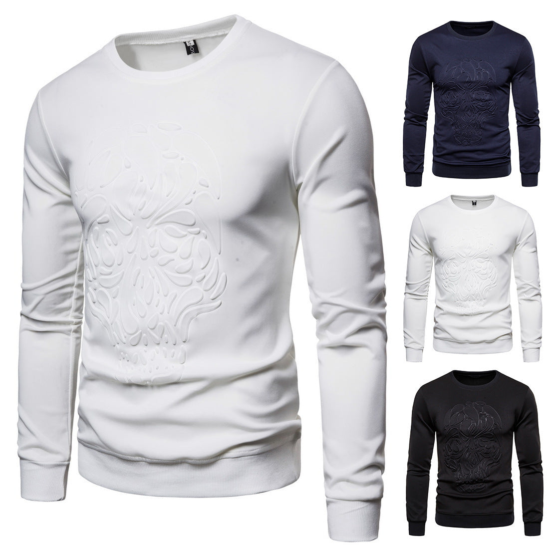 Herren Sweatshirt Totenkopf Design Cool Berlin Style - BerlinGlamour