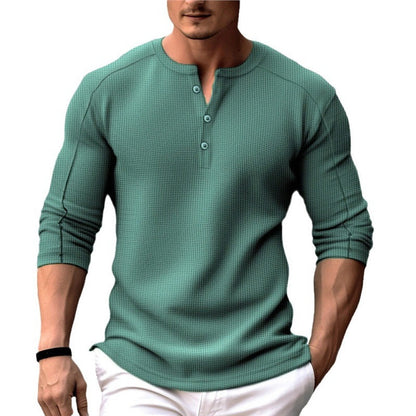 Herren Hemd Atmungsaktiv Knopfleiste Slim Fit