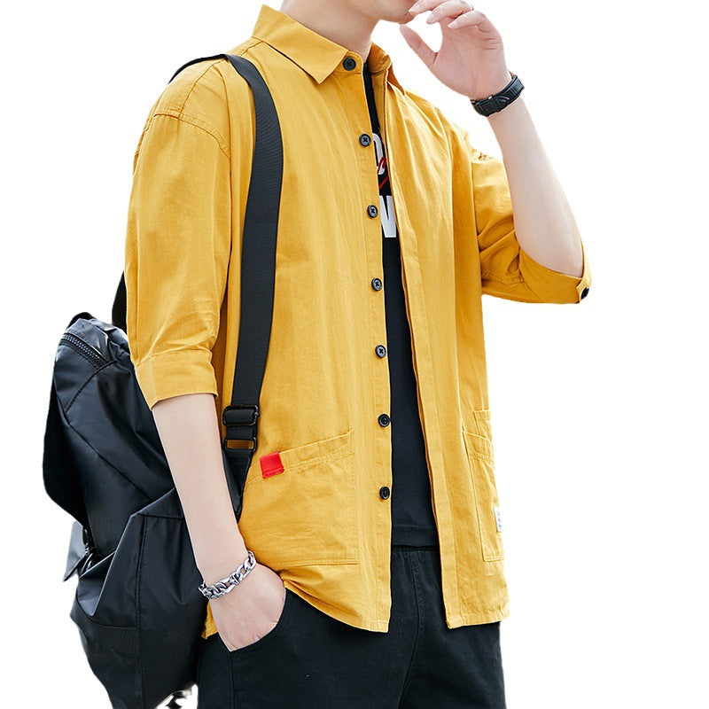 Herren Overshirt Leicht Praktisch mit Taschen