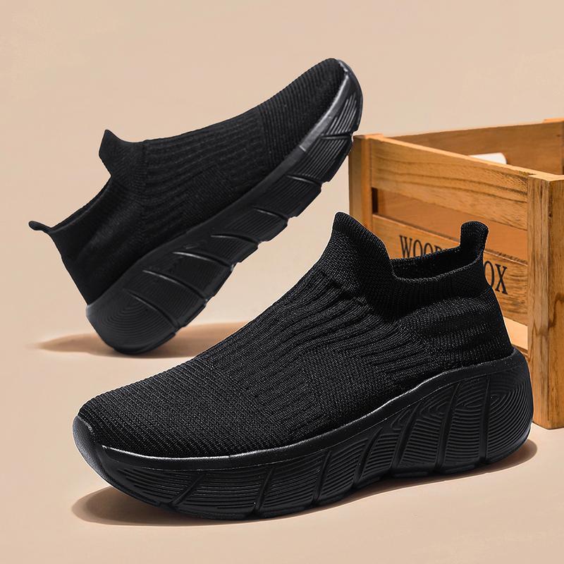 Damen Sneaker Bequem Elastisch Mit Dämpfung