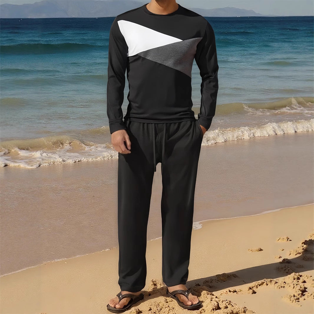 Herren Sportset Farbblock Design Modern Berlin Style - BerlinGlamour