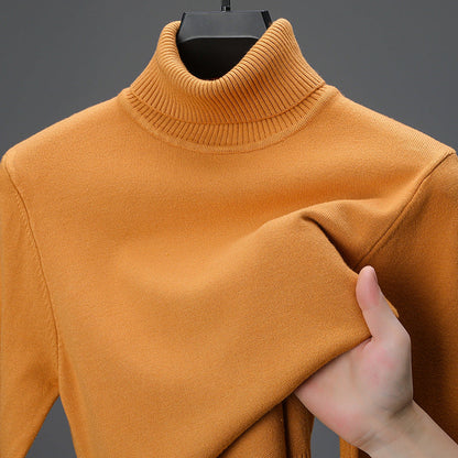 Herren Rollkragenpullover Eleganter Baumwolle Modern