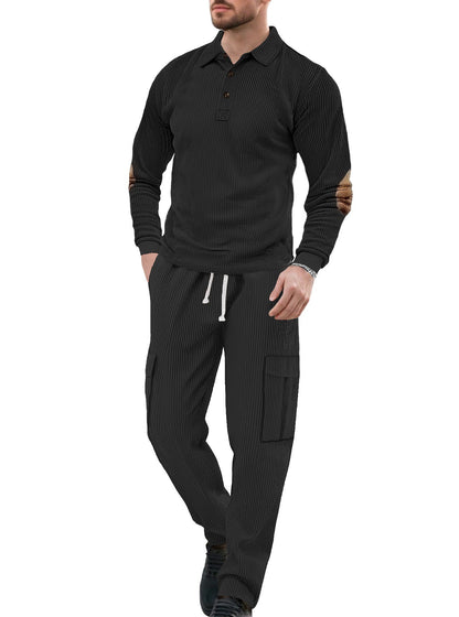 Herren Anzug Elegant Strukturiert Modern SlimFit