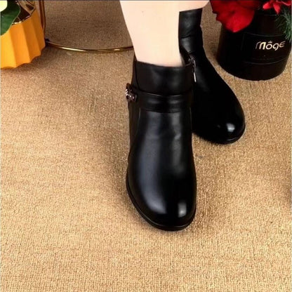 Damen Stiefeletten Warm Kuschelfutter Dekorativ