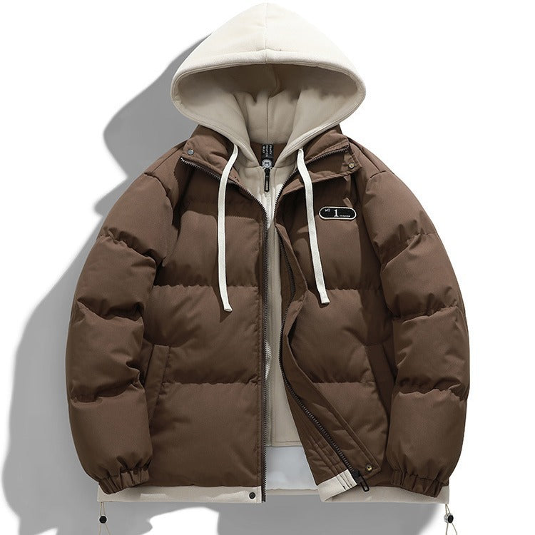 Herren Winterjacke Pufferjacke Abnehmbar Innenfutter Warm - BerlinGlamour