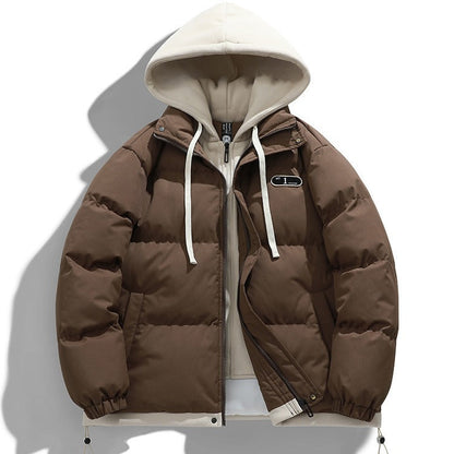 Herren Winterjacke Pufferjacke Abnehmbar Innenfutter Warm - BerlinGlamour