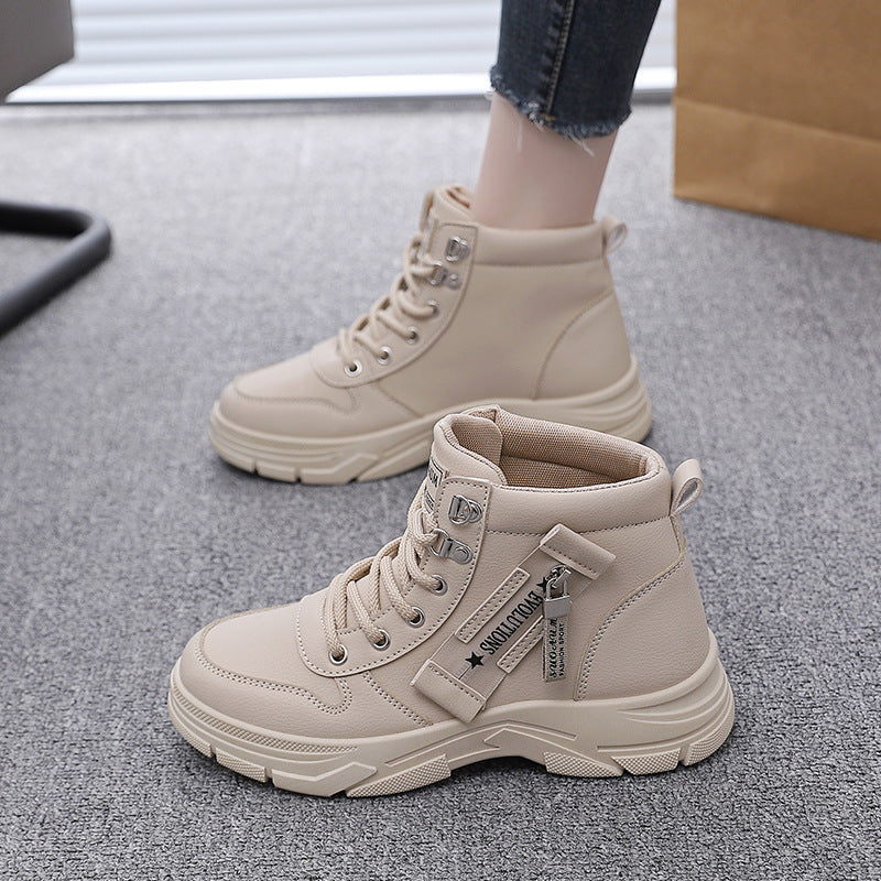 Damen Sneaker High-Top Robust Sportlich Moderne Damen Schuhe - BerlinGlamour