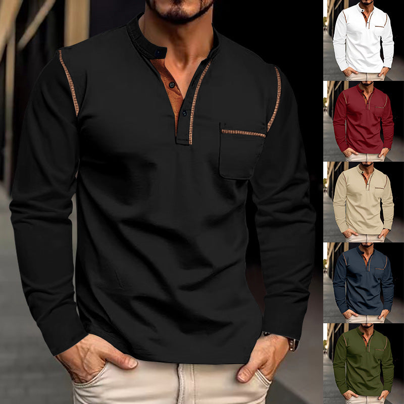 Herren Langarmshirt Klassisch Berlin Style