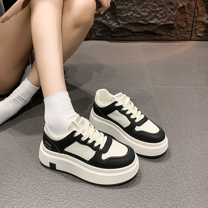 Damen Plateau Sneaker Bequem Atmungsaktiv Komfortabel - BerlinGlamour