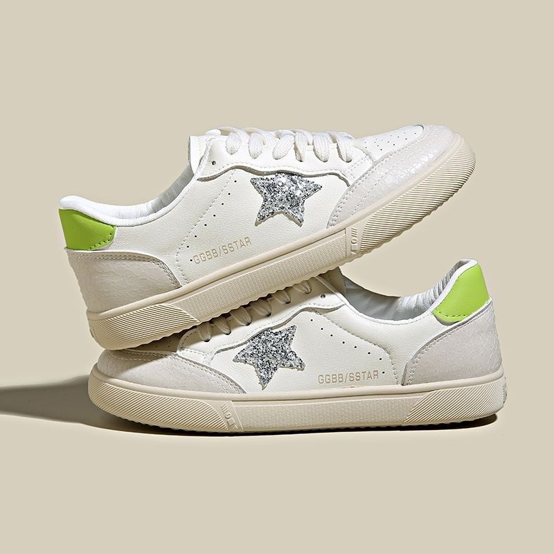 Damen Sneaker Sternen-Design Sportlich Casual Schuhe