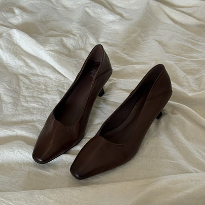 Damen Pumps Spitze Bequem Blockabsatz Elegant