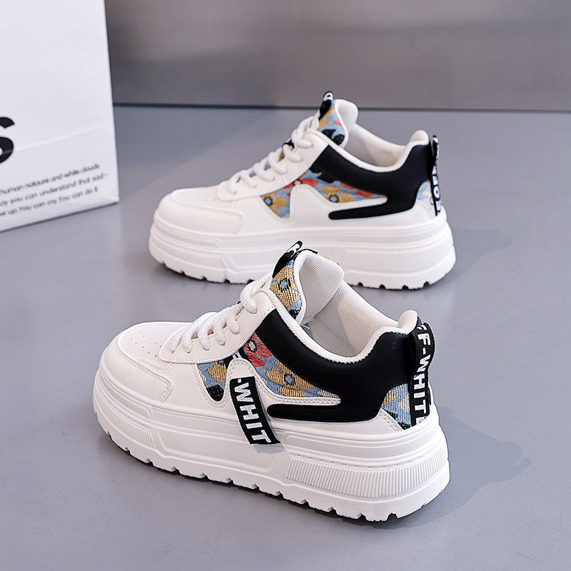 Damen Sneaker Chunky modisch auffällig Grafikdesign
