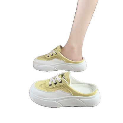 Damen Sneaker Plattform Schuhe Atmungsaktiv Trend