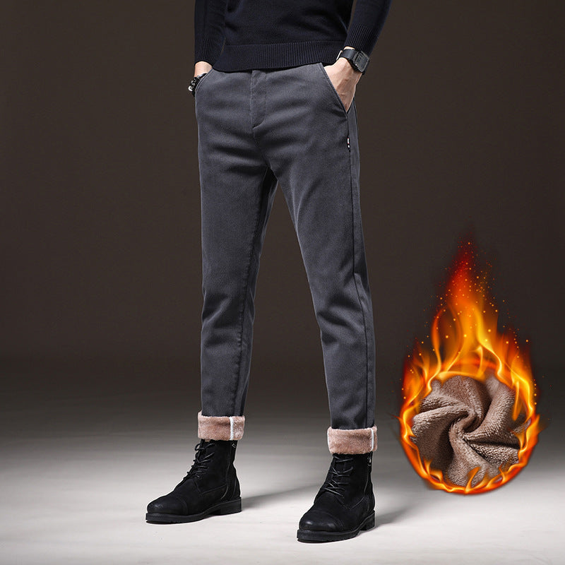 Herren Slim Fit Freizeithose Elegant Modern