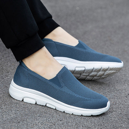Damen Fitnessschuhe atmungsaktiv Mesh Slip-On Sneaker