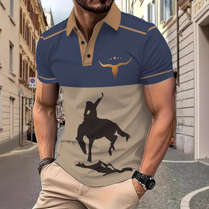 Herren Poloshirt Modern Berlin Motiv - BerlinGlamour