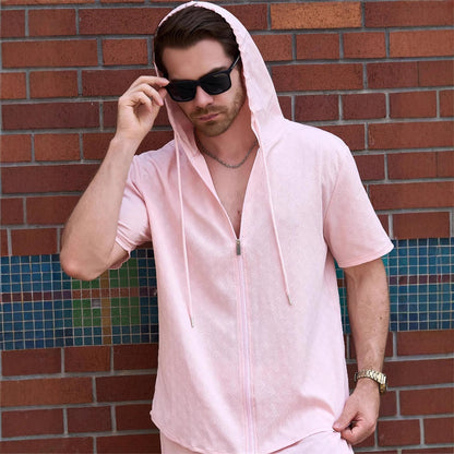 Herren Kapuzenpullover Reißverschluss Modern Style