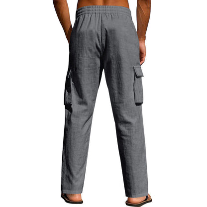 Herren Cargo-Hose mit elastischem Bund und praktischen Seitentaschen Berlin-Glamour 1759.