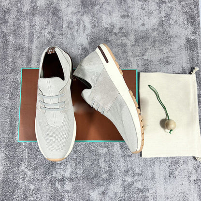 Damen Sneaker Bequem Slip-On Weich Laufsohle Elastisch