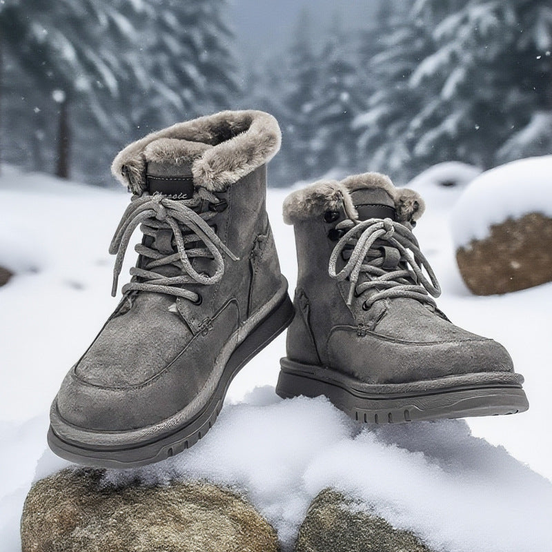 Damen Winterstiefel Warm Isoliert Rutschfest Sportlich