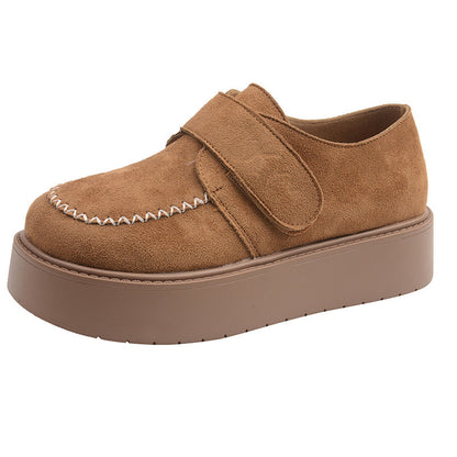Damen Sneaker Velourschuhe Komfortabel Warm