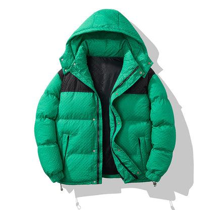 Herren Winterjacke Isoliert Warm mit Innenfutter Modern