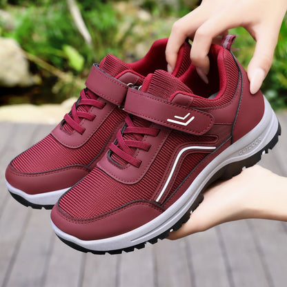 Damen Sneaker Sportlich Outdoor Rutschfest