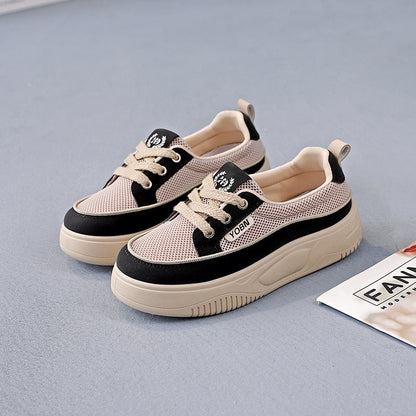 Damen Sneaker Bequem Luftig Mesh Trendy