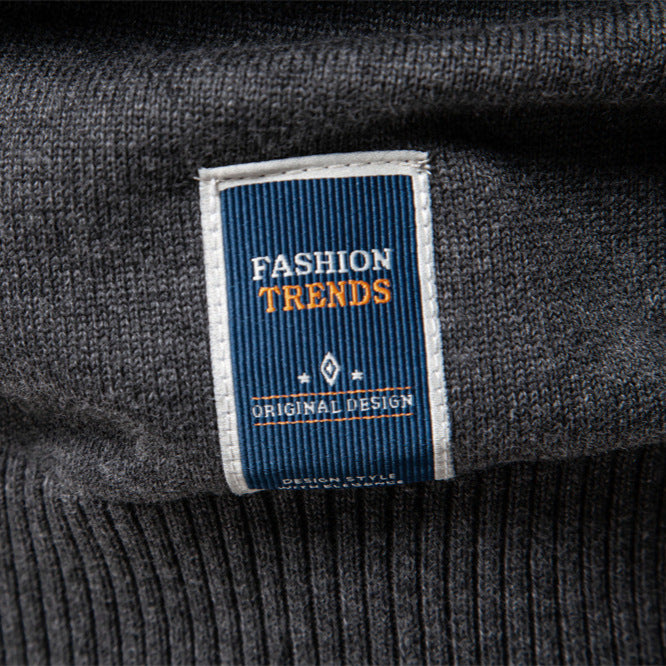 Herren Strickpullover Baumwolle Bequem Passform Modern