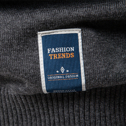 Herren Strickpullover Baumwolle Bequem Passform Modern
