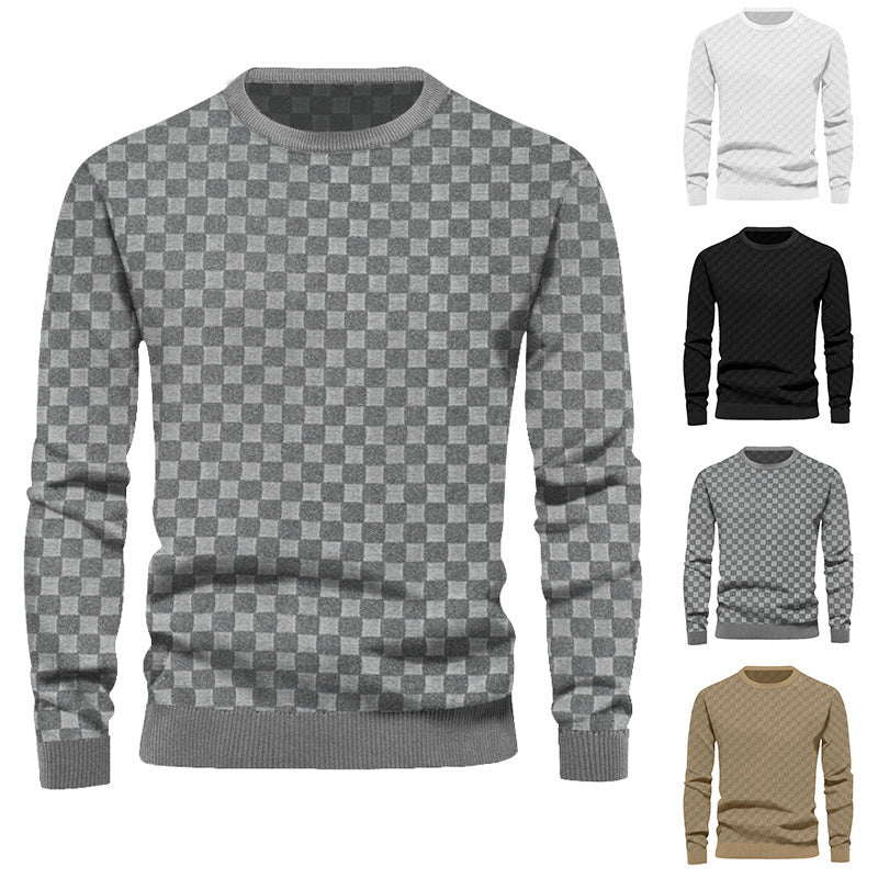 Herren Pullover Strukturiert Modern Trendig - BerlinGlamour
